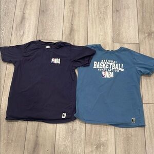 Set of 2 NBA Kids T-Shirts - Navy and Blue
